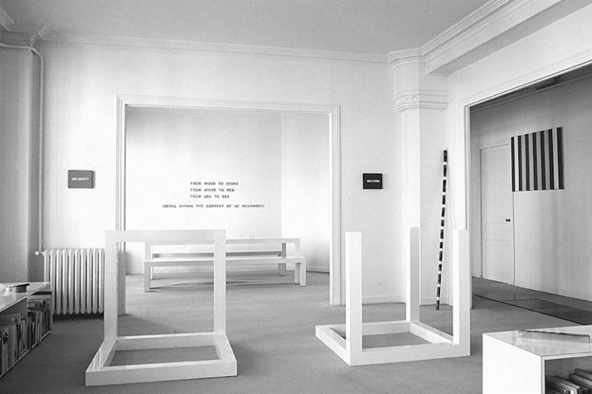 Appartement de Ghislain Mollet-Viéville de 1975 à 1992 au 26, rue Beaubourg 75003 Paris : collection d’art minimal & conceptuel