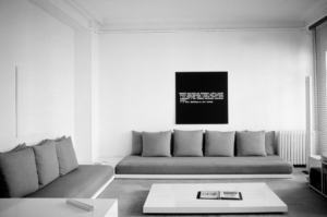 26 rue Beaubourg 75003 Paris : collection d’art minimal et conceptuel dans l’appartement de Ghislain Mollet-Viéville entre 1975 et 1992